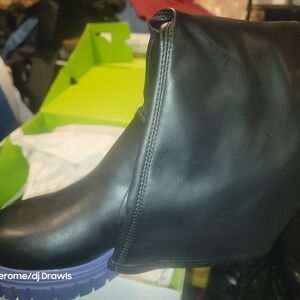 Aldo Black Heeled Boots